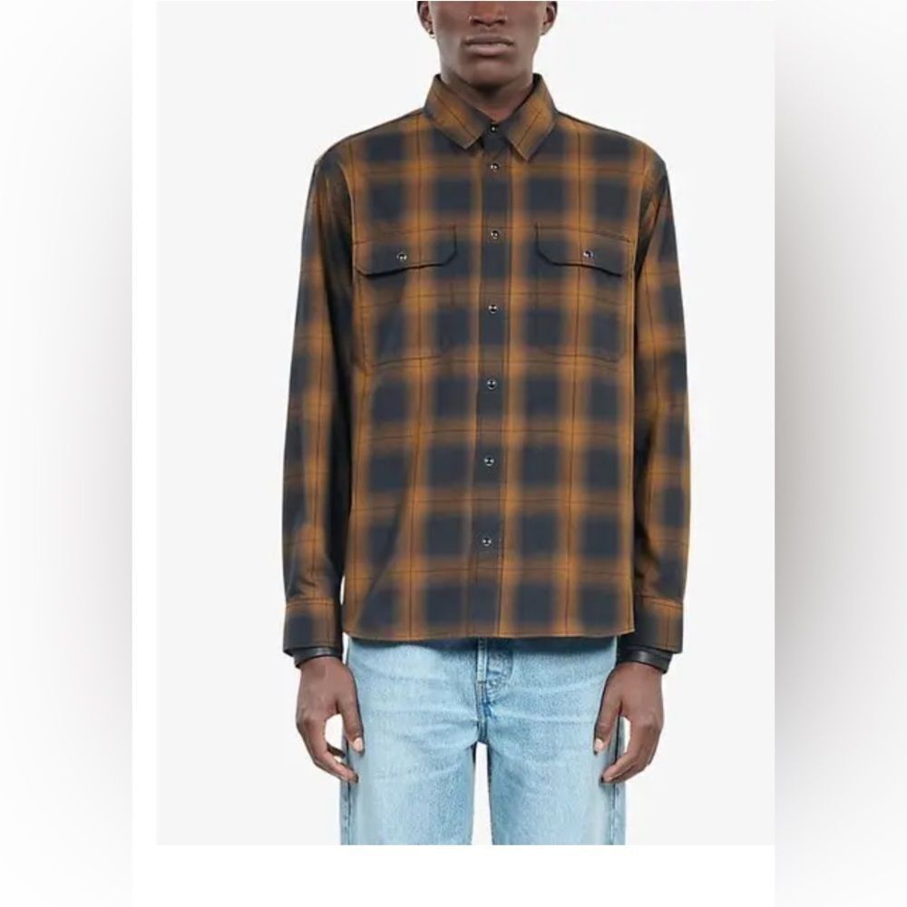 💙THE KOOPLES Oversized Checkered Overshirt